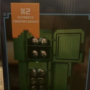 Minecraft creeper Double Compartment Beverage Cooler